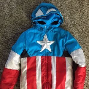 Disney Captain America Puffer Jacket